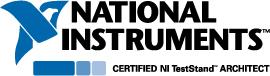 Certified NI TestStand Architect Logo